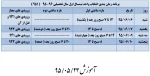 برنامه زمان بندی انتخاب واحد نیمسال اول سال تحصیلی 96-95  ( 951 ) 2