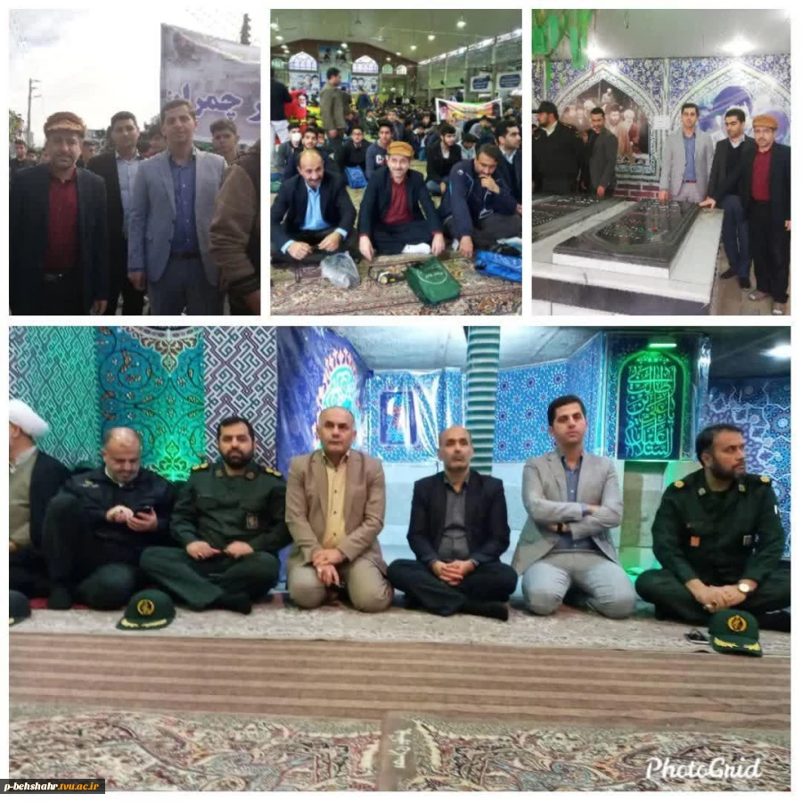 حضور کارکنان ، اساتید و دانشجویان دانشگاه فنی و حرفه ای آموزشکده امام خمینی (ره) بهشهر در راهپیمایی روز 13 آبان 2