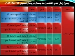برنامه زمان بندی انتخاب واحد نیمسال دوم 99 - 98  5