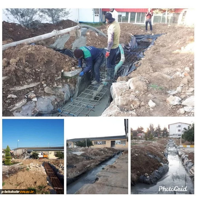 اتمام فونداسیون پروژه ساختمانی سوله با کاربری چندمنظوره(فرهنگی،آموزشی،ورزشی )