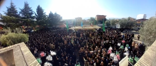 تشییع باشکوه شهید خوشنام با خیل عظیم مردم شهید پرور و ولایت مدار شهرستان بهشهر در آموزشکده ملی مهارت امام خمینی (ره) بهشهر  7